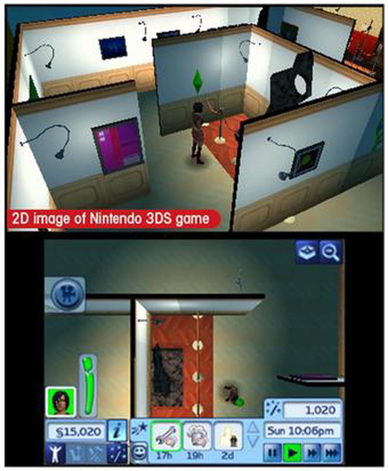 Alt view image 4 of 8 - Sims 3 Nintendo 3DS Game