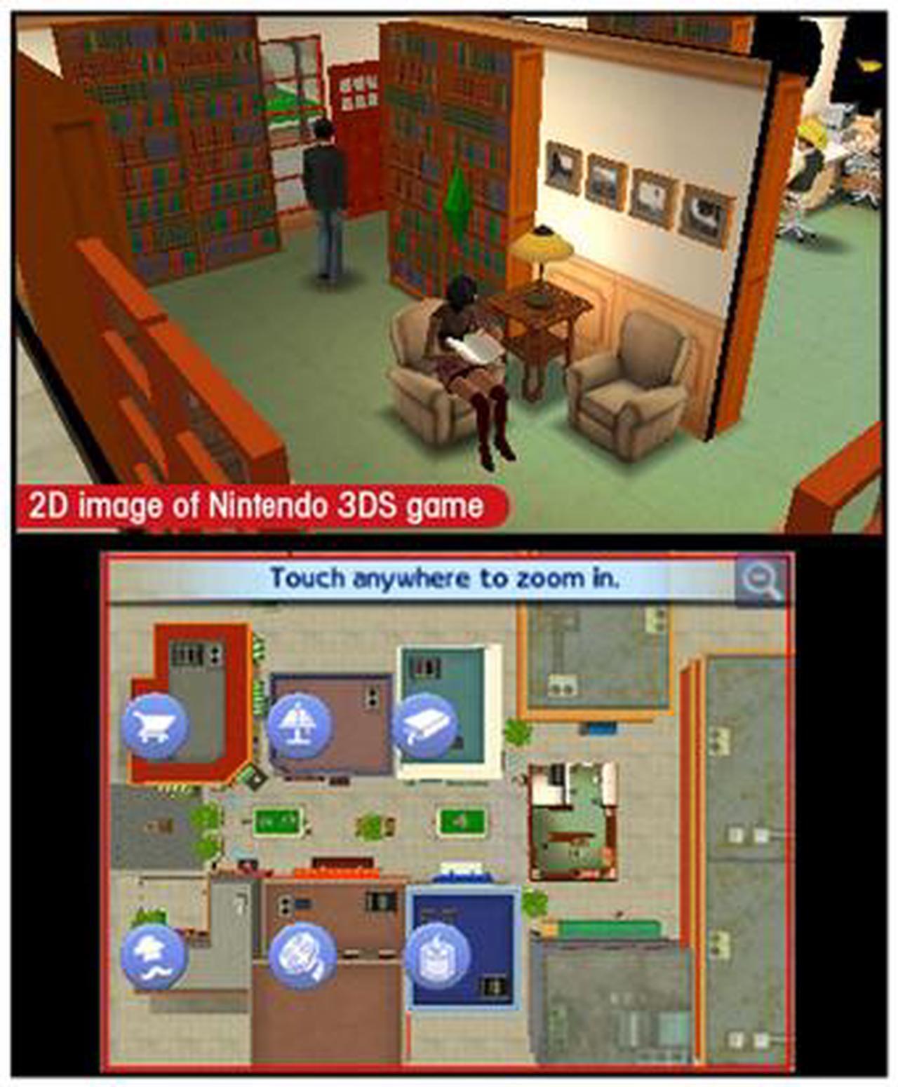 Alt view image 5 of 8 - Sims 3 Nintendo 3DS Game
