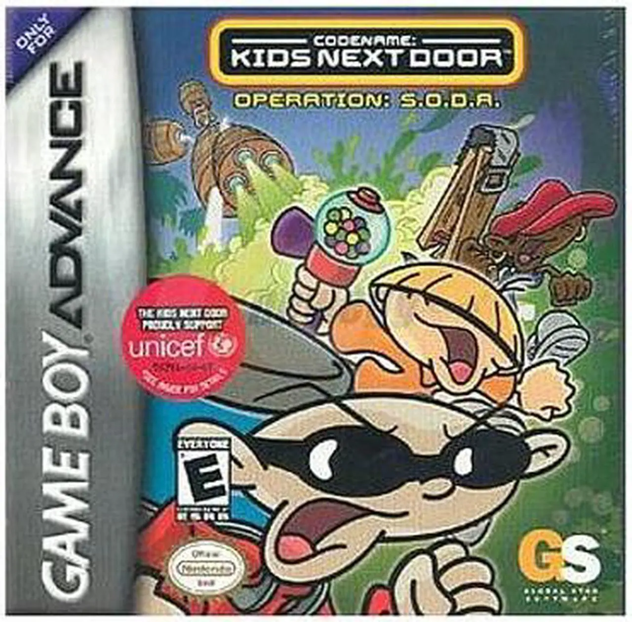Main image of Codename: Kids Next Door - Operation S.O.D.A. GameBoy Advance Game GLOBALSTAR