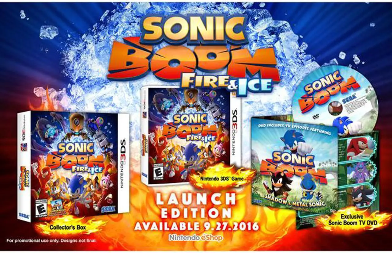 Main image of Sonic Boom Fire & Ice - Nintendo 3DS