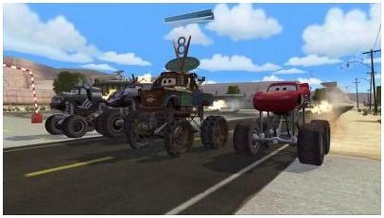 Alt view image 7 of 14 - Cars: Mater-National Wii Game