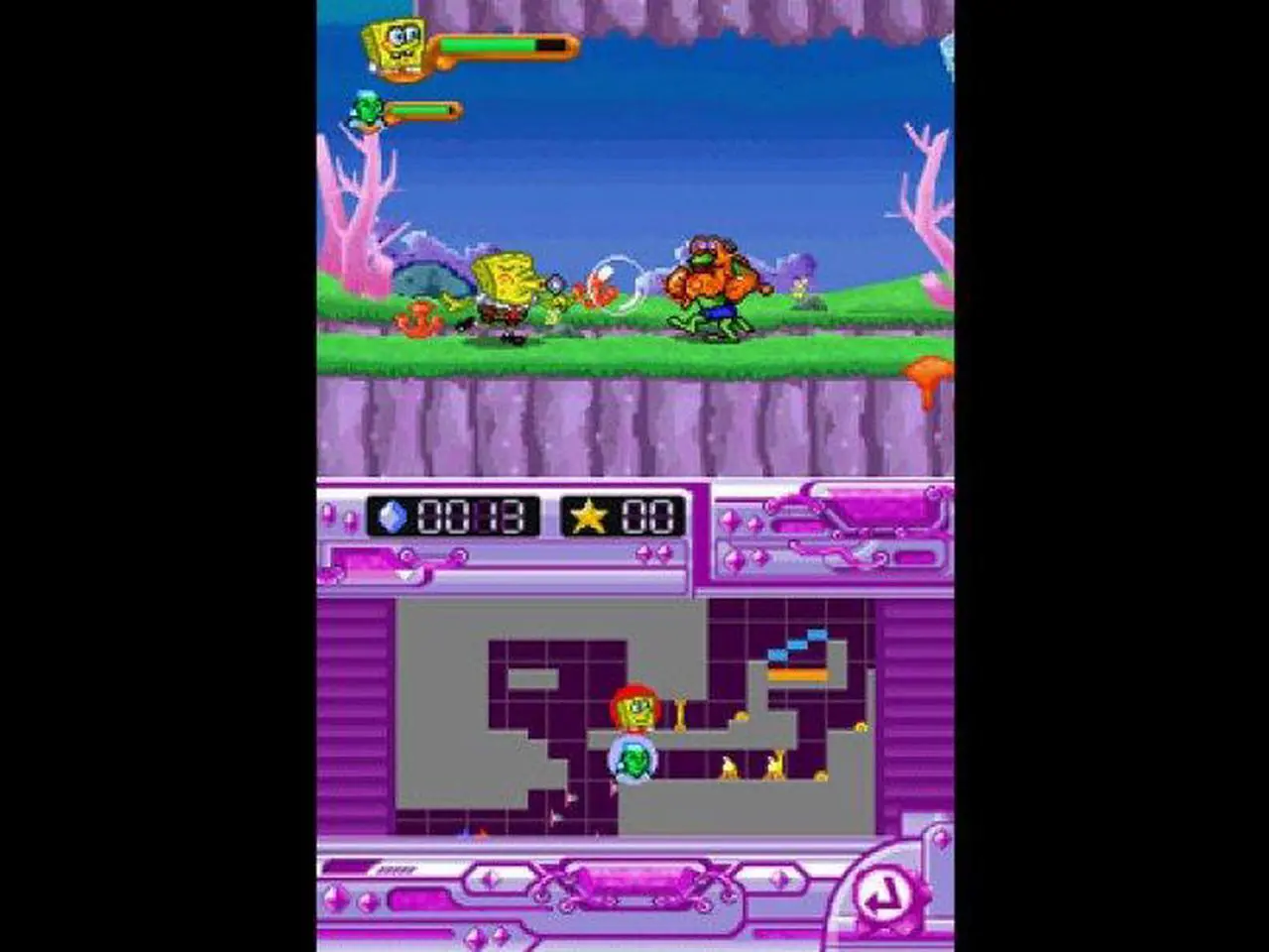 Alt view image 2 of 4 - Spongebob: Nicktoons Glob of Doom Nintendo DS Game