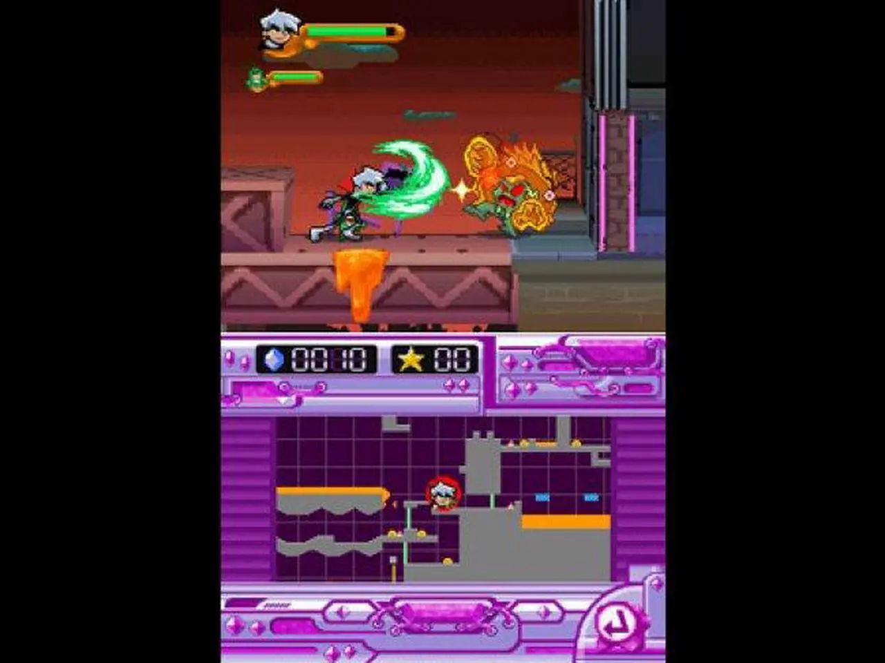 Alt view image 3 of 4 - Spongebob: Nicktoons Glob of Doom Nintendo DS Game