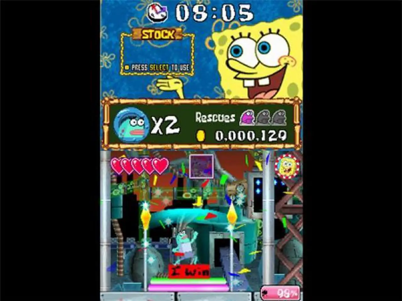 Alt view image 3 of 20 - Drawn To Life Spongebob Squarepants Edition Nintendo DS Game