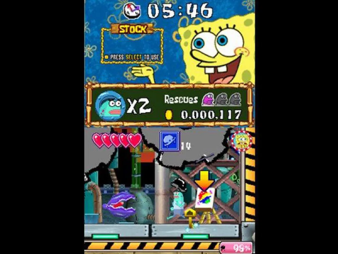 Alt view image 5 of 20 - Drawn To Life Spongebob Squarepants Edition Nintendo DS Game