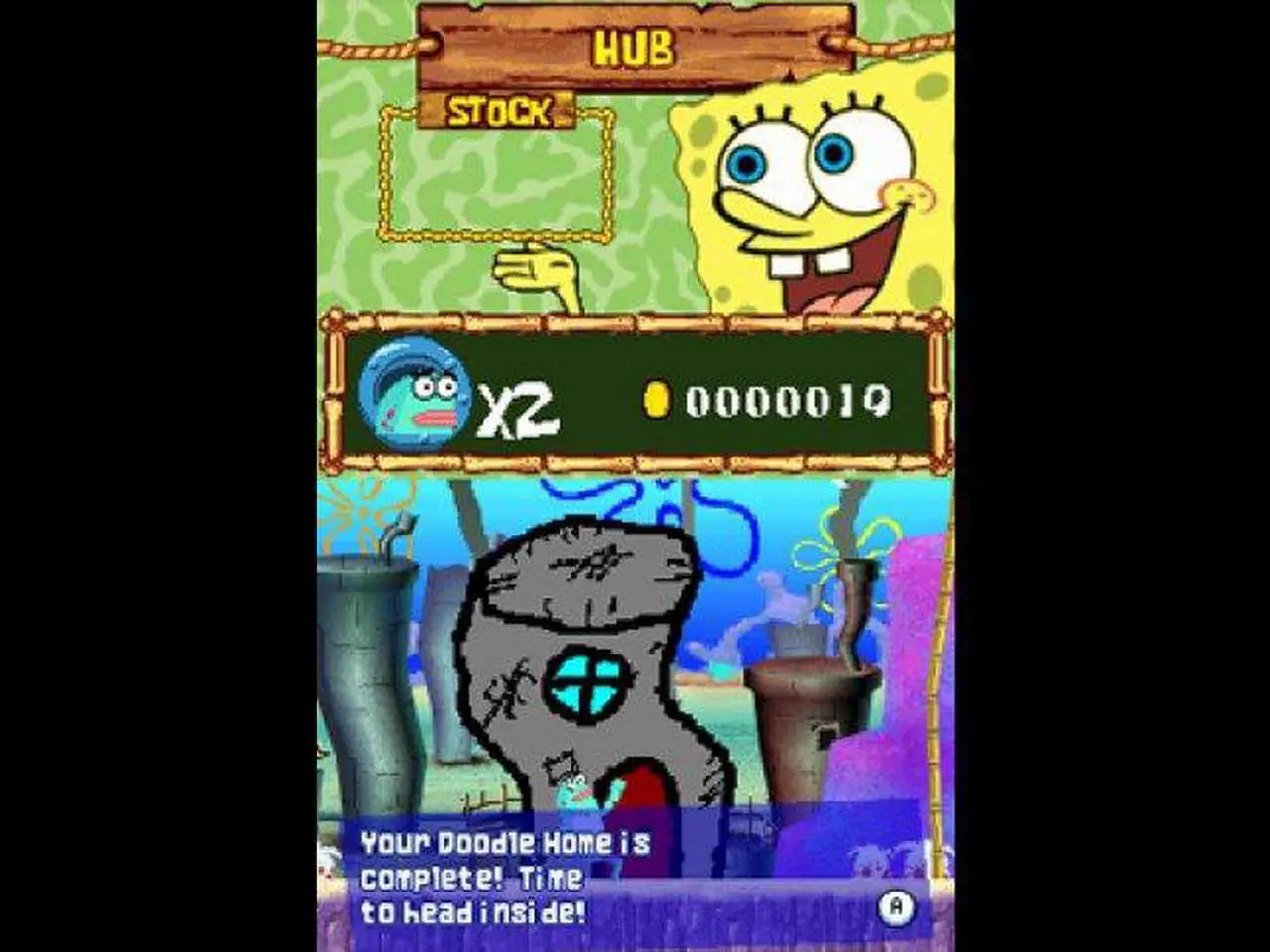 Alt view image 10 of 20 - Drawn To Life Spongebob Squarepants Edition Nintendo DS Game