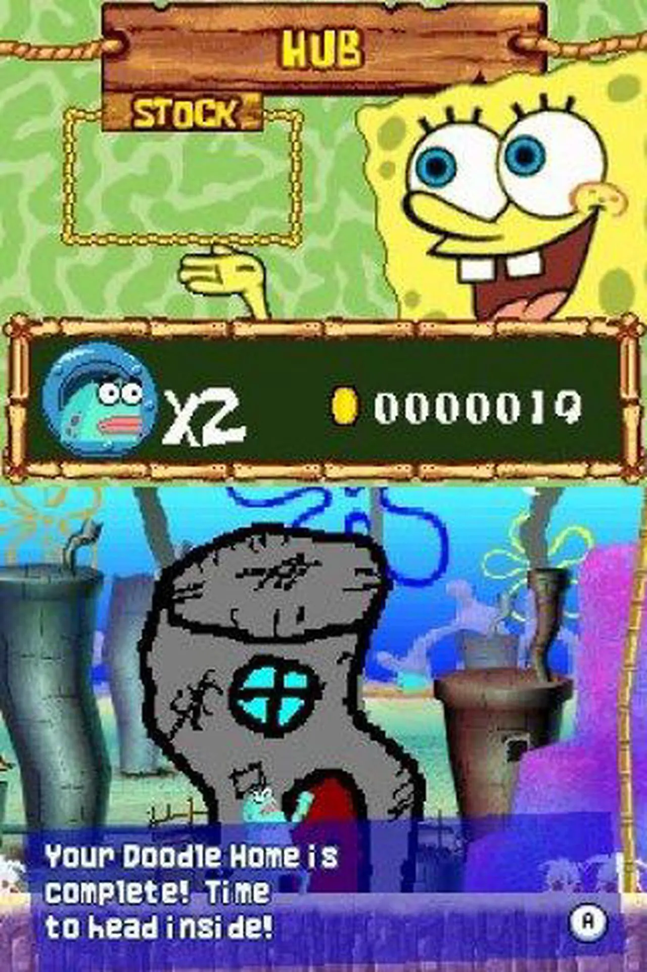 Alt view image 15 of 20 - Drawn To Life Spongebob Squarepants Edition Nintendo DS Game