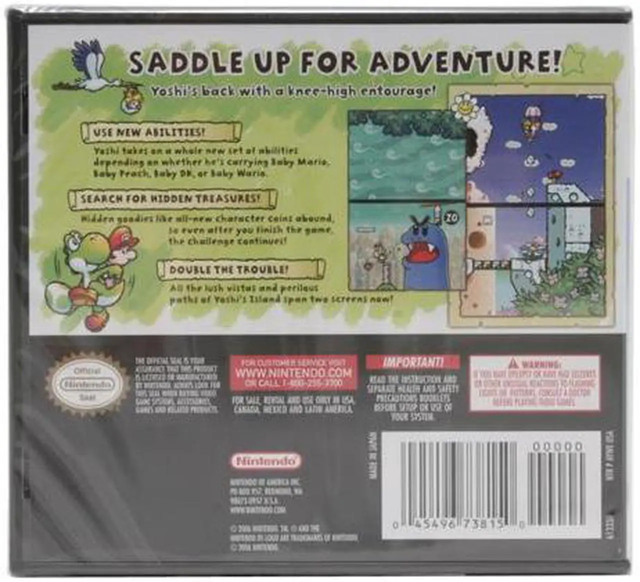 Alt view image 3 of 20 - Yoshi's Island DS game