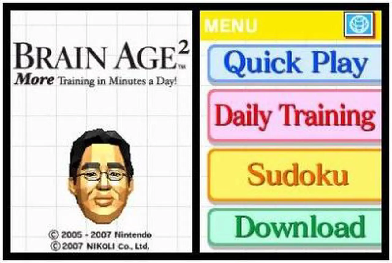Main image of Brain Age 2: More Training in Minutes a Day! Nintendo DS Game