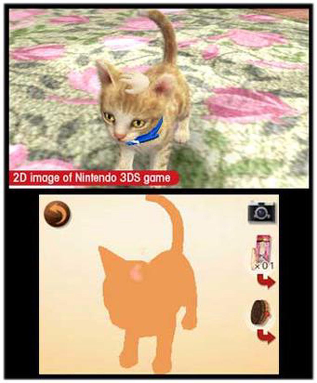 Alt view image 6 of 7 - Nintendogs + Cats: Golden Retriever and New Friends 3DS Nintendo 3DS Game