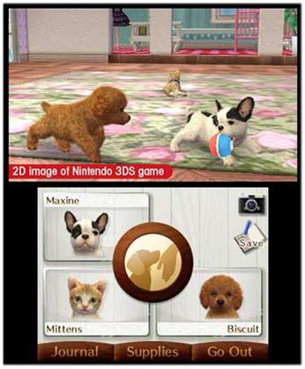Alt view image 7 of 7 - Nintendogs + Cats: Golden Retriever and New Friends 3DS Nintendo 3DS Game