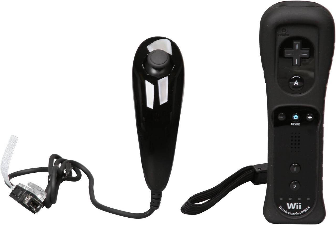 Alt view image 7 of 8 - Nintendo Wii Black System Bundle w/Wii Sports & Wii Sports Resort