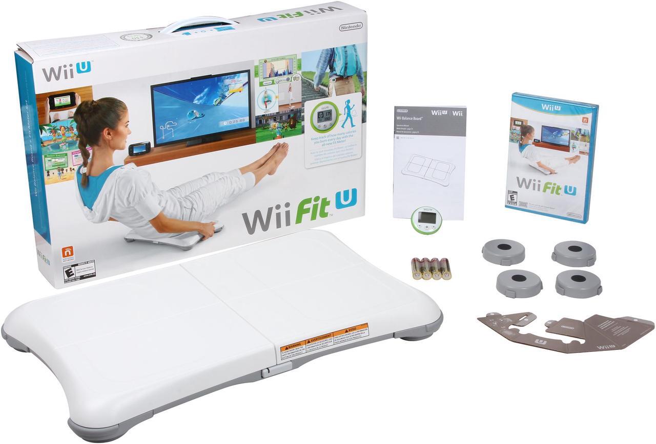 Alt view image 10 of 10 - Wii Fit U with Wii Balance Board and Fit Meter Nintendo Wii U