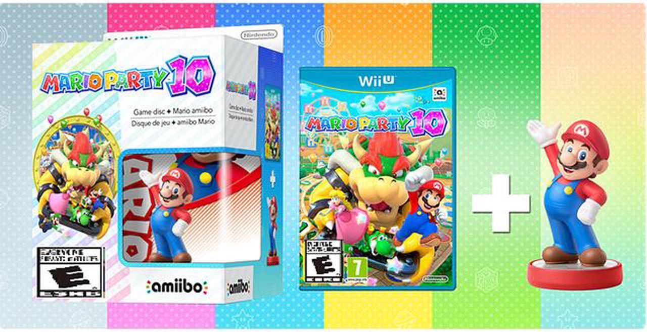 Main image of Mario Party 10 + Mario Amiibo Bundle - Nintendo Wii U