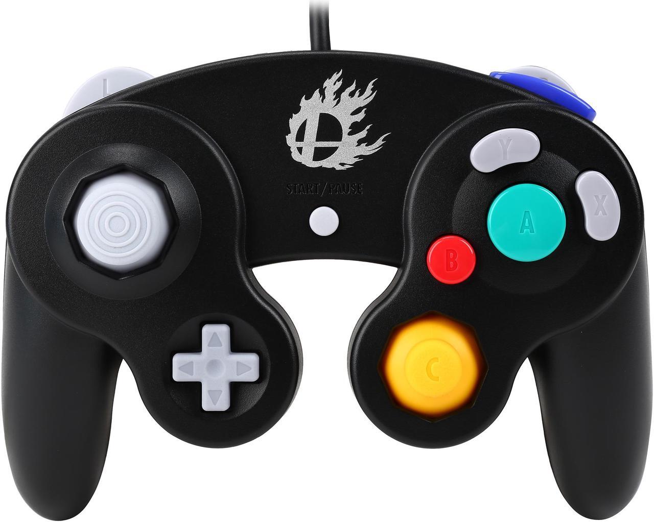 Alt view image 2 of 8 - Nintendo Gamecube Controller Smash Brothers - Japanese Version (Black)