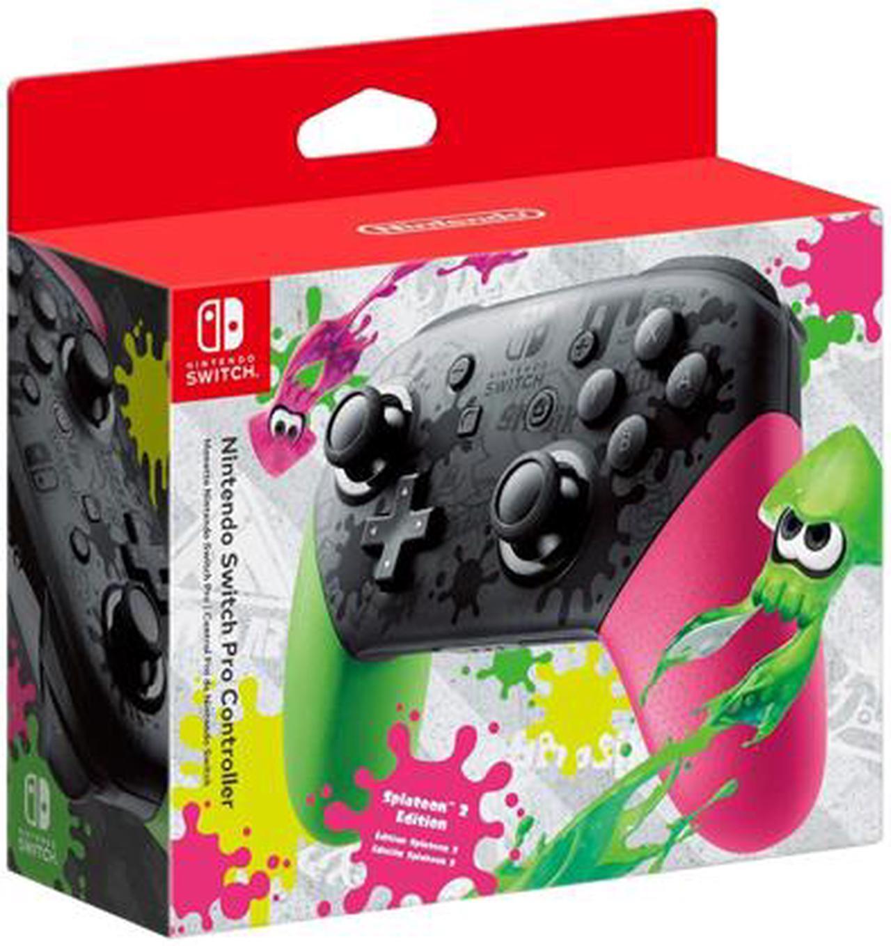 Alt view image 3 of 3 - Nintendo Switch Pro Controller Splatoon 2 Edition - Nintendo Switch
