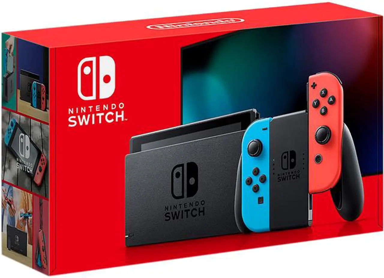 Main image of Nintendo Switch Console with Neon Blue and Neon Red Joy-Cons