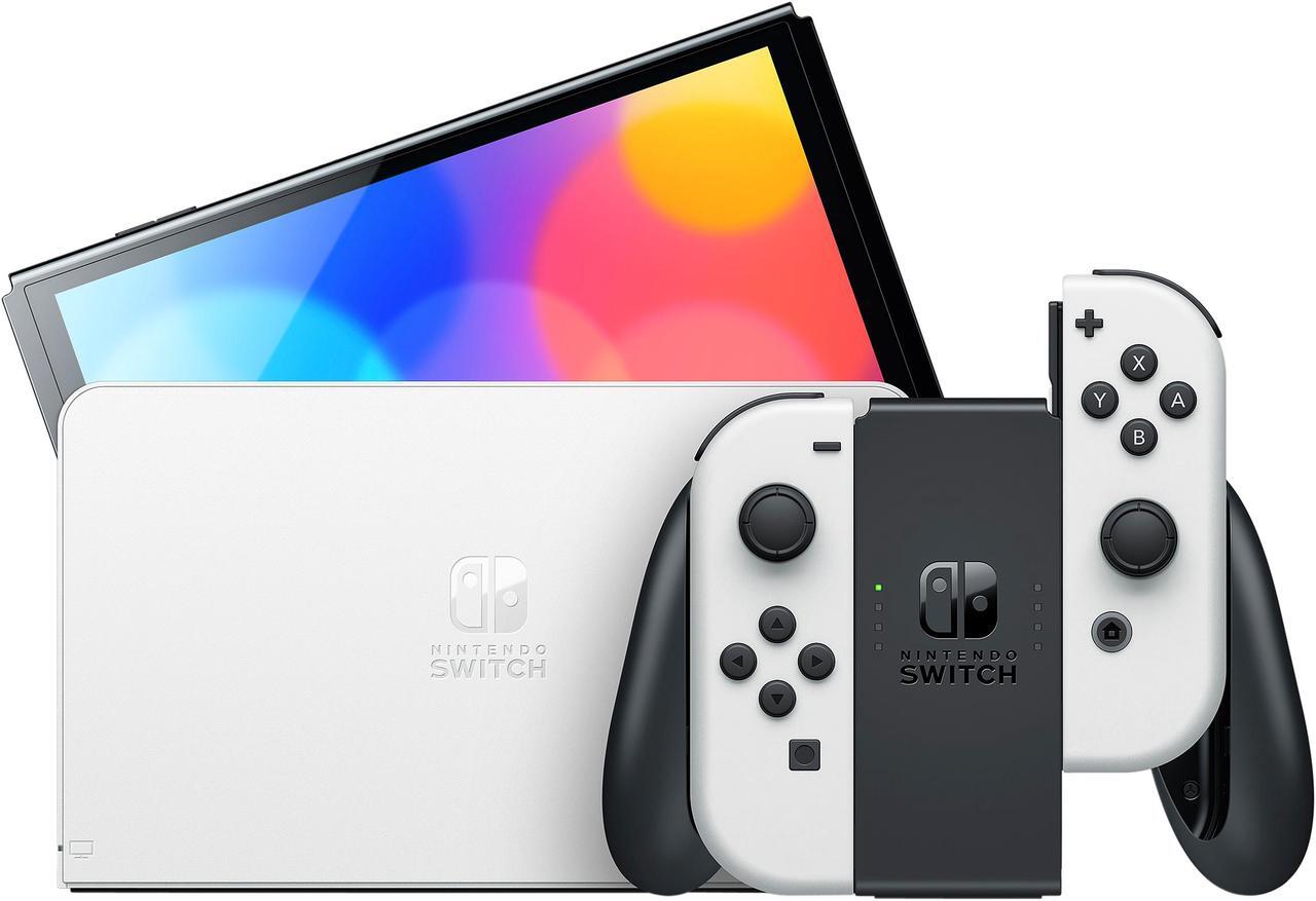 Main image of Nintendo Switch (OLED model) w/ White Joy-Cons