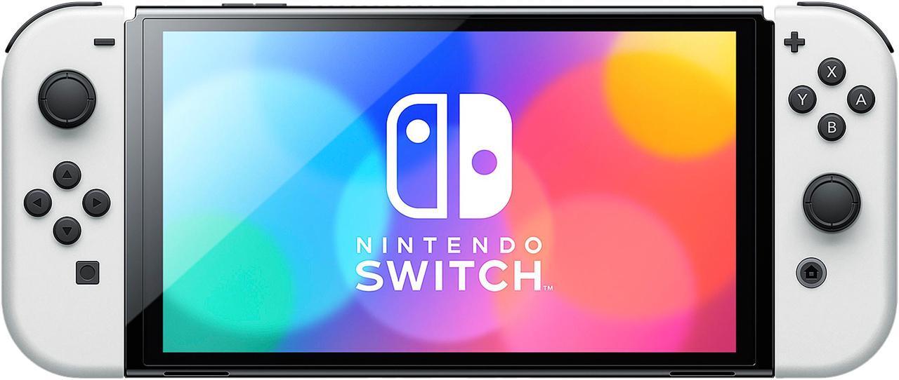 Alt view image 2 of 6 - Nintendo Switch (OLED model) w/ White Joy-Cons