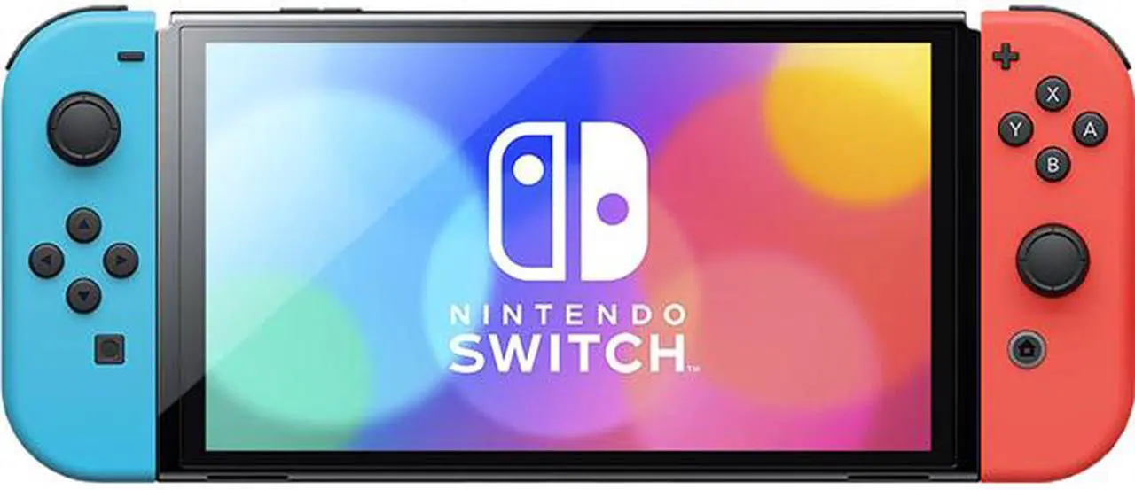 Main image of Nintendo Switch (OLED model) w/ Neon Red & Neon Blue Joy-Con