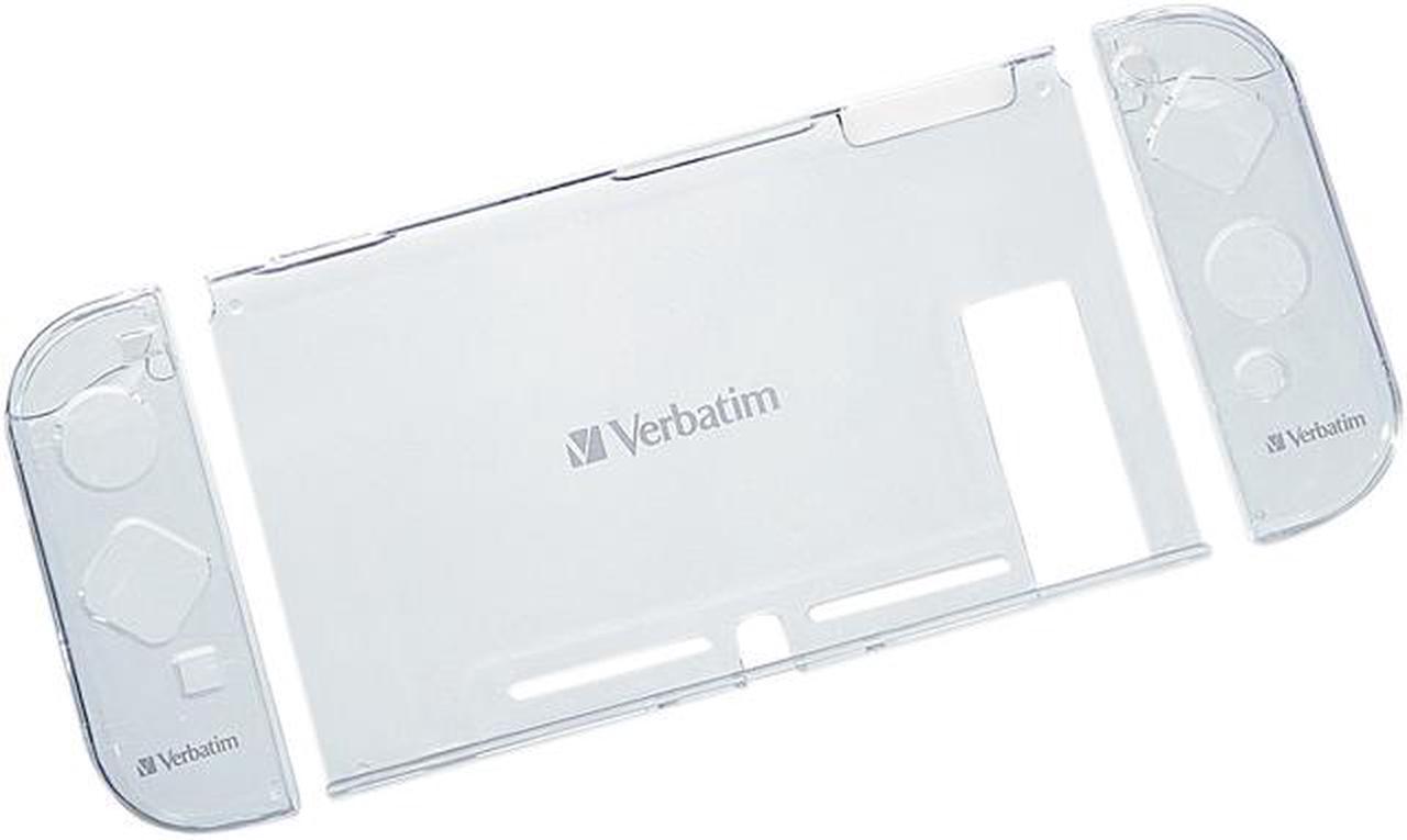 VERBATIM 70220CA Crystal Case with Screen Protect Film for Use with Nintendo Switch