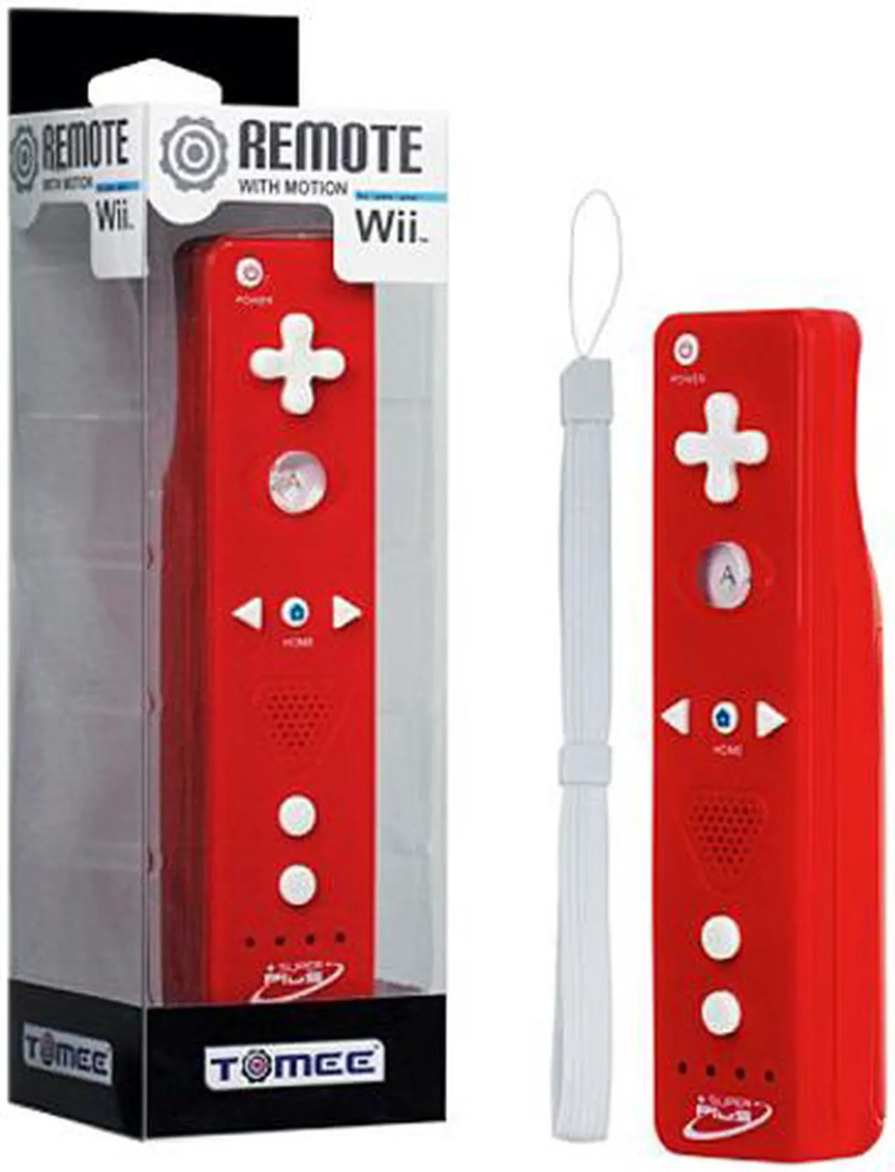 Main image of Tomee Wii U/ Wii Super Plus built-in Wireless Remote (Red)