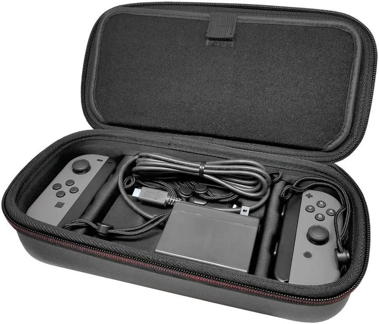 Alt view image 3 of 4 - Controller Gear Switch Carrying Case Compatible with Nintendo Switch/Switch OLED - Black
