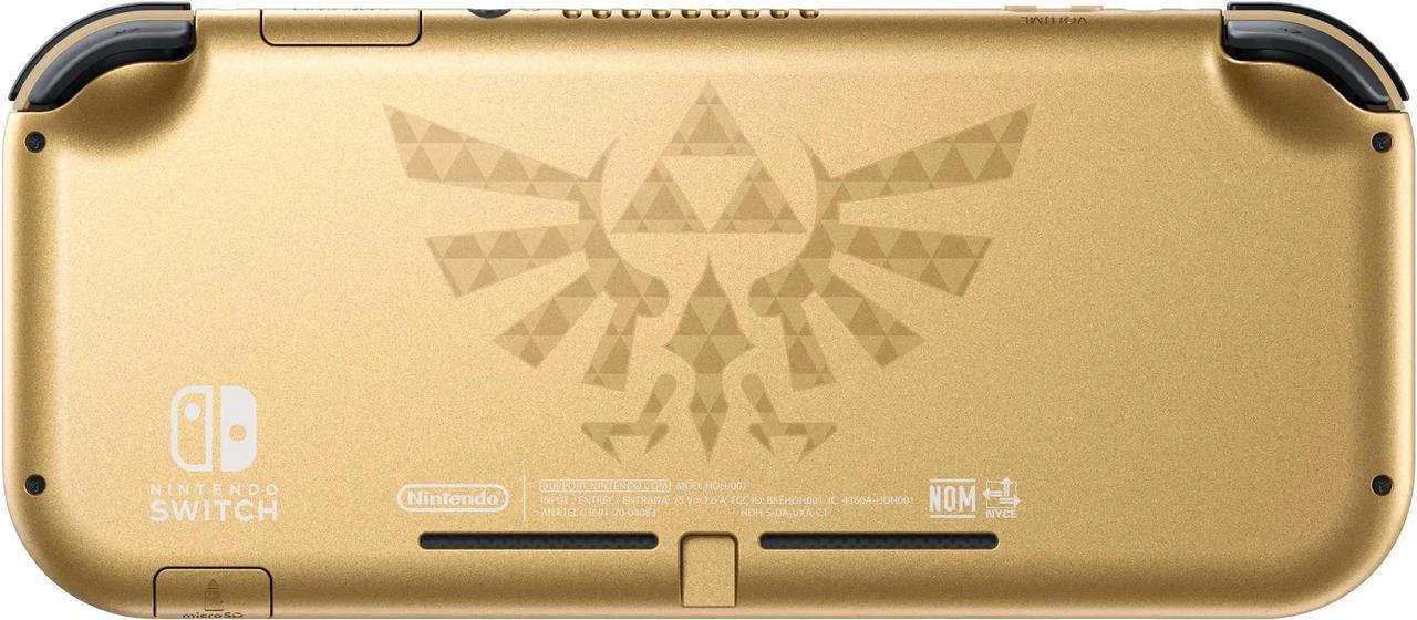 Alt view image 4 of 4 - Nintendo Switch™ Lite: Hyrule Edition with Bonus Nintendo Switch Online + Expansion Pack