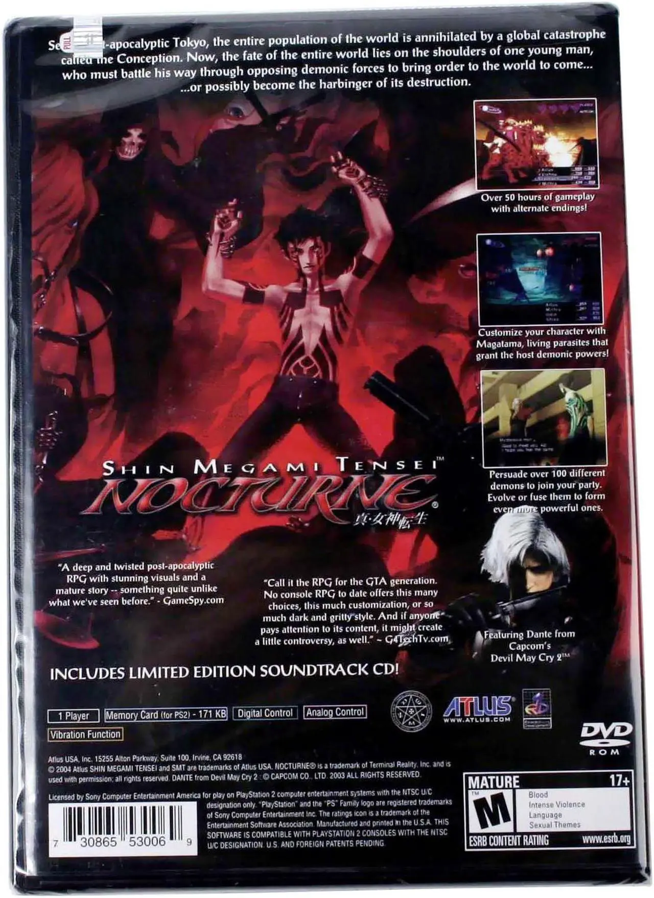 Alt view image 3 of 3 - Atlus Shin Megami Tensei: Nocturne Game