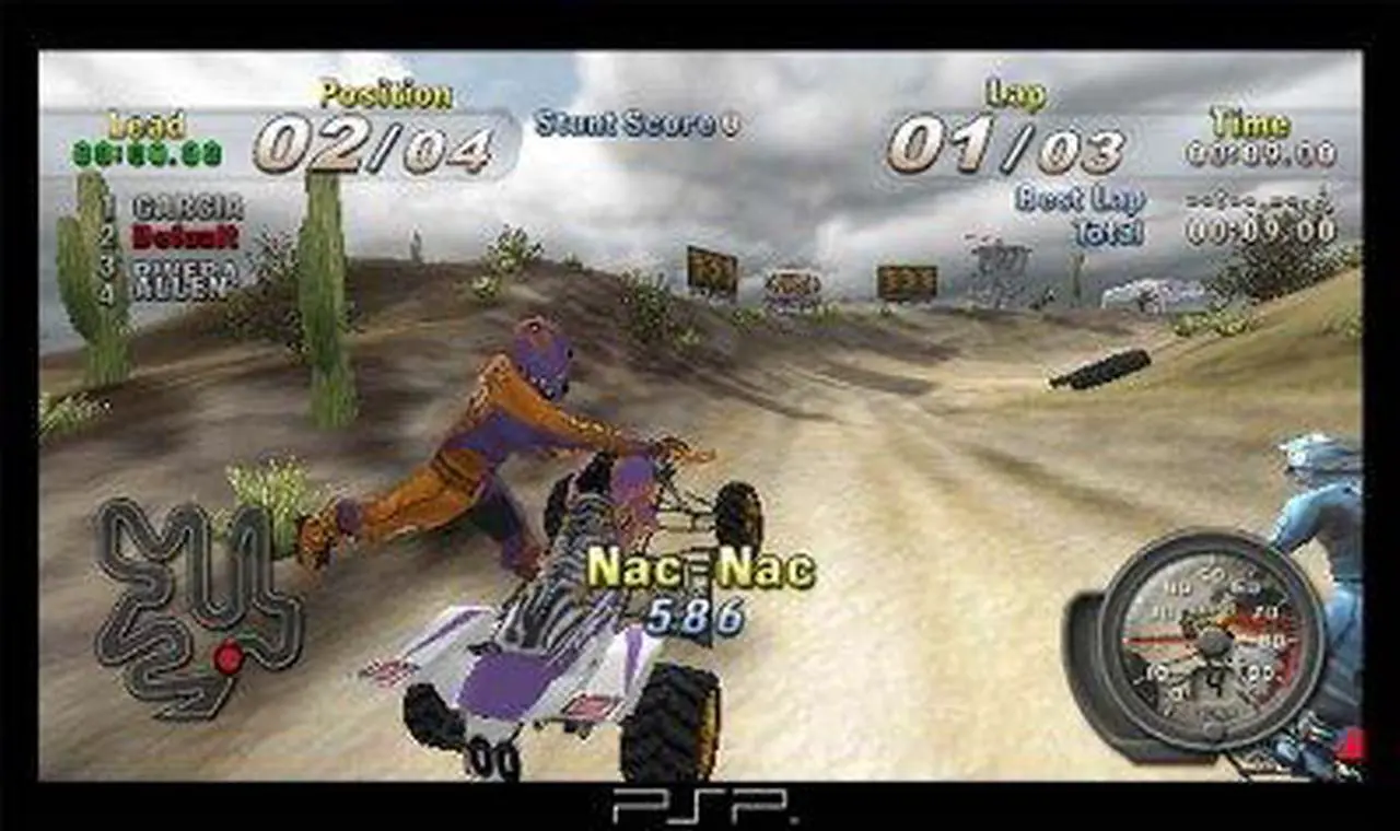 Alt view image 18 of 19 - ATV Offroad Fury: Blazin Trails PSP Game Activision