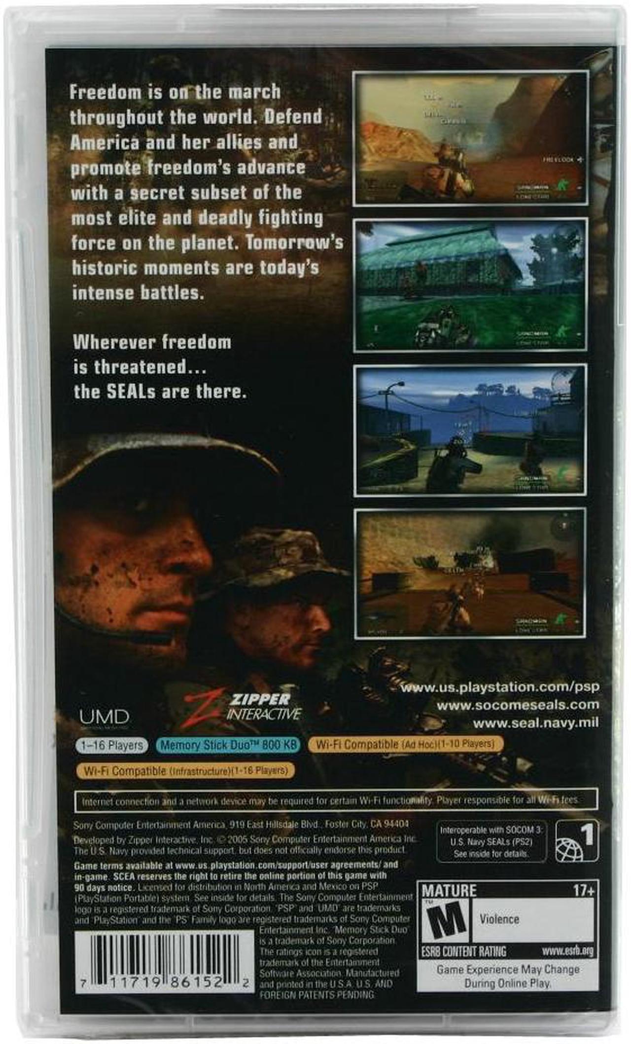 Alt view image 2 of 11 - SOCOM: U.S. Navy Seals Fireteam Bravo PSP Game SONY