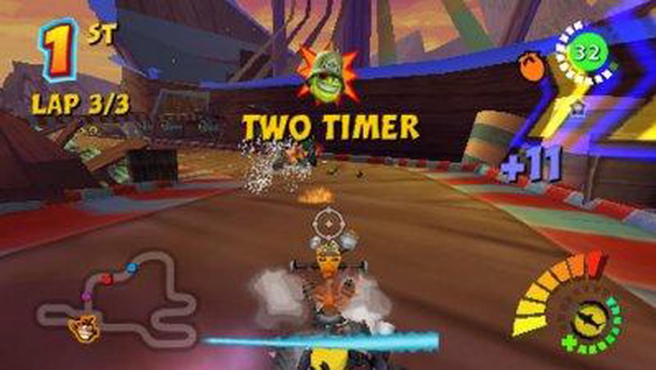 Alt view image 14 of 14 - Crash Tag Team Racing PSP Game SIERRA