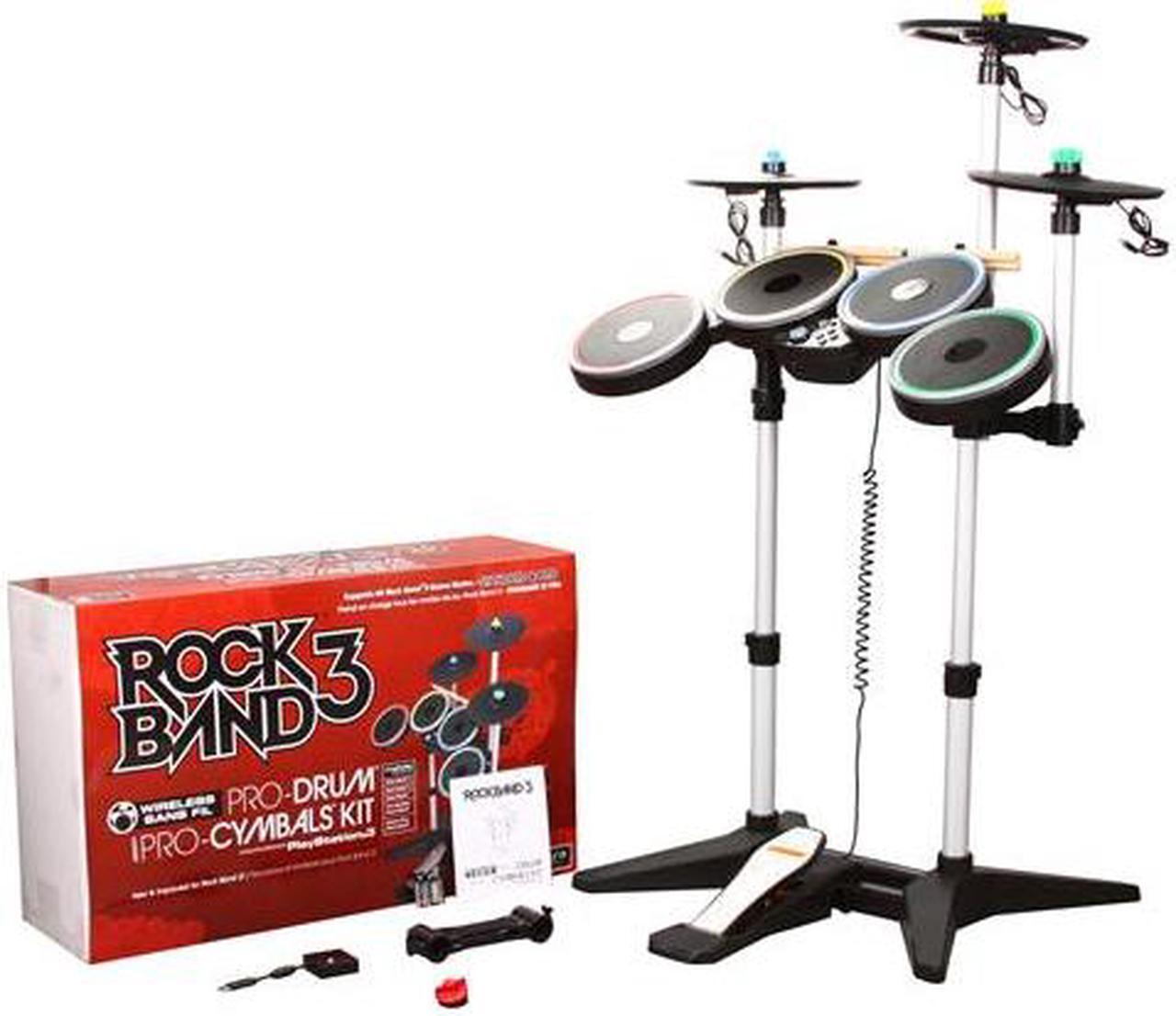 Alt view image 5 of 5 - MadCatz PS3 Rock Band 3 Wireless Pro Drums and Cymbal Pack