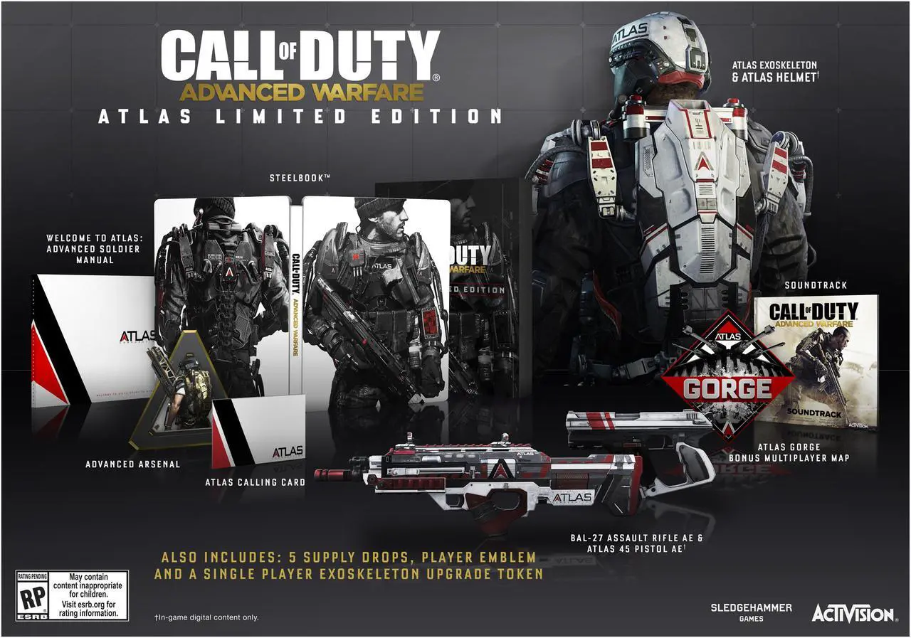 Alt view image 2 of 5 - Call of Duty: Advanced Warfare Atlas Limited Edition PS4
