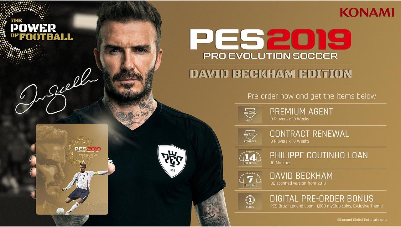 Main image of Pro Evolution Soccer 2019 David Beckham Edition - PlayStation 4