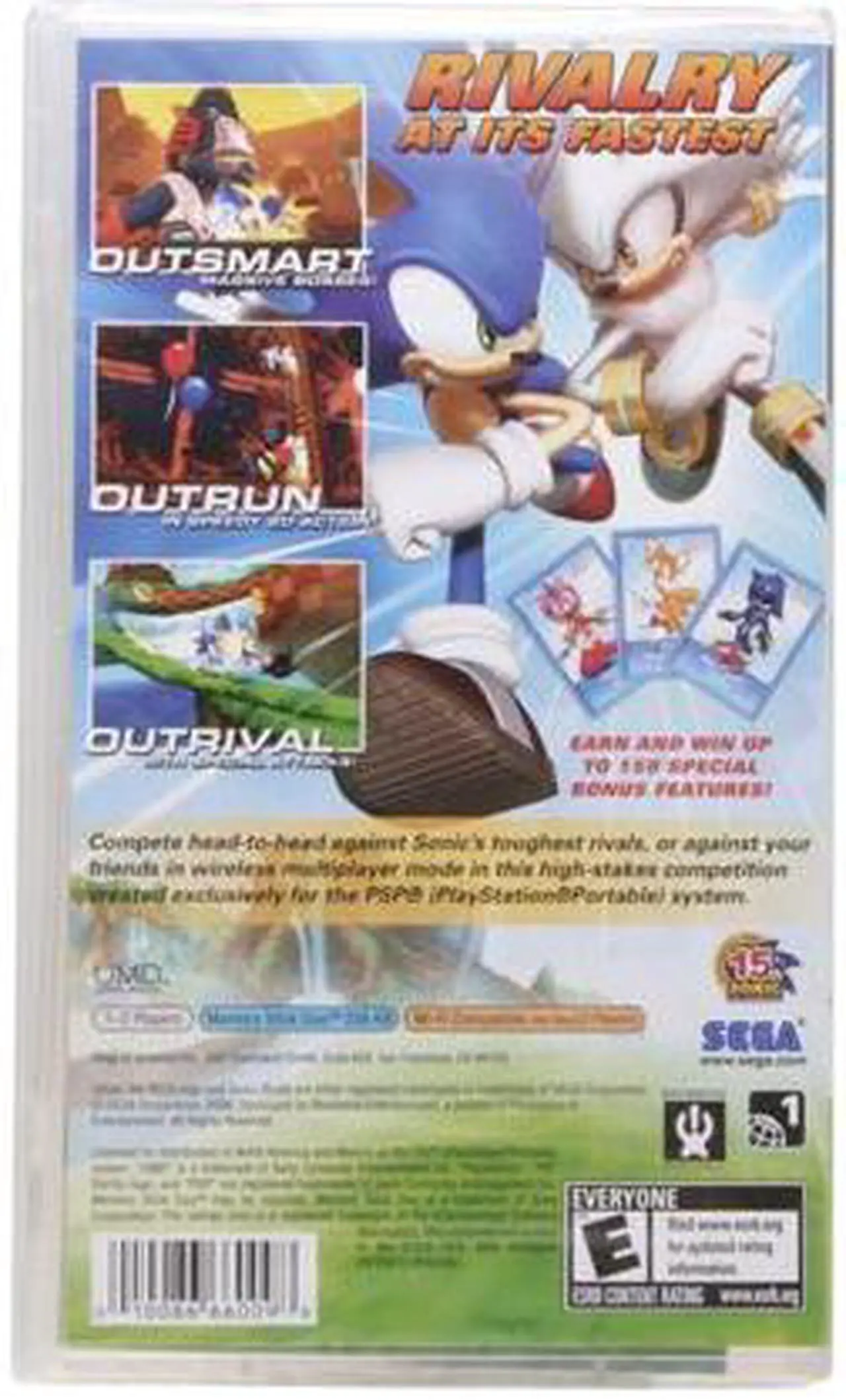 Alt view image 2 of 19 - Sonic Rivals PSP Game SEGA