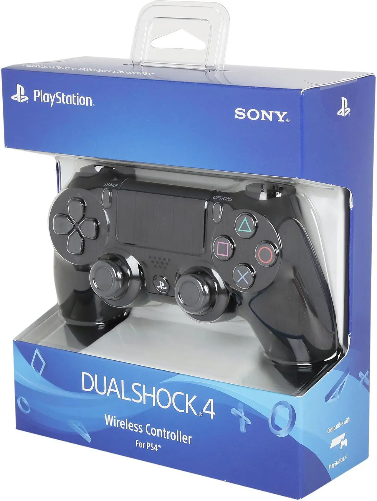 Alt view image 7 of 7 - DualShock 4 Wireless Controller for PlayStation 4 - Jet Black (CUH-ZCT2)