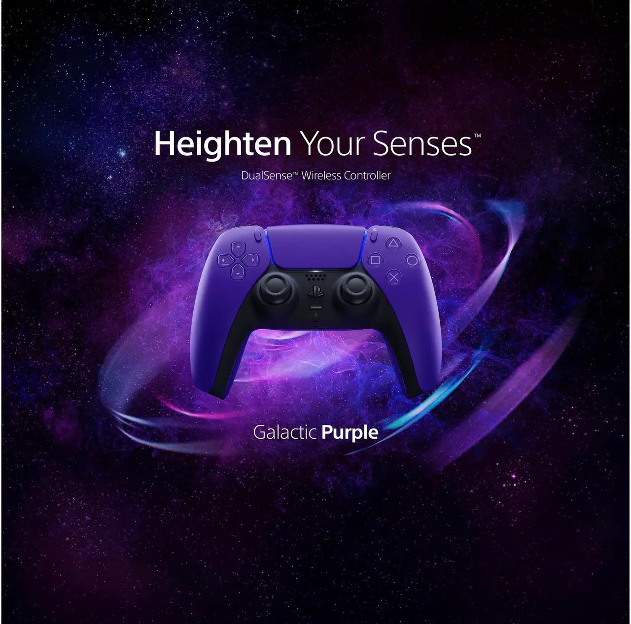Alt view image 8 of 9 - PlayStation DualSense Wireless Controller  - Galactic Purple