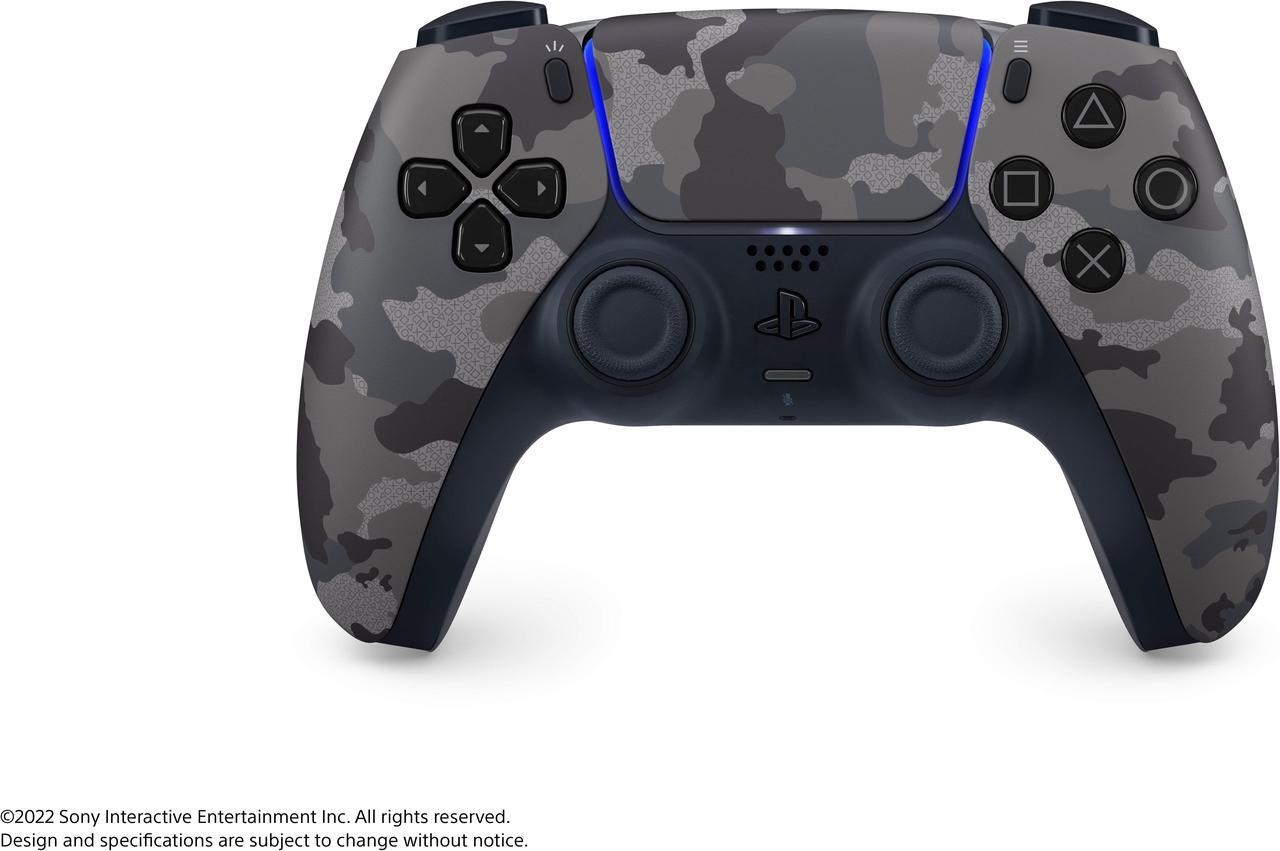 Alt view image 2 of 8 - PlayStation DualSense Wireless Controller - Gray Camo