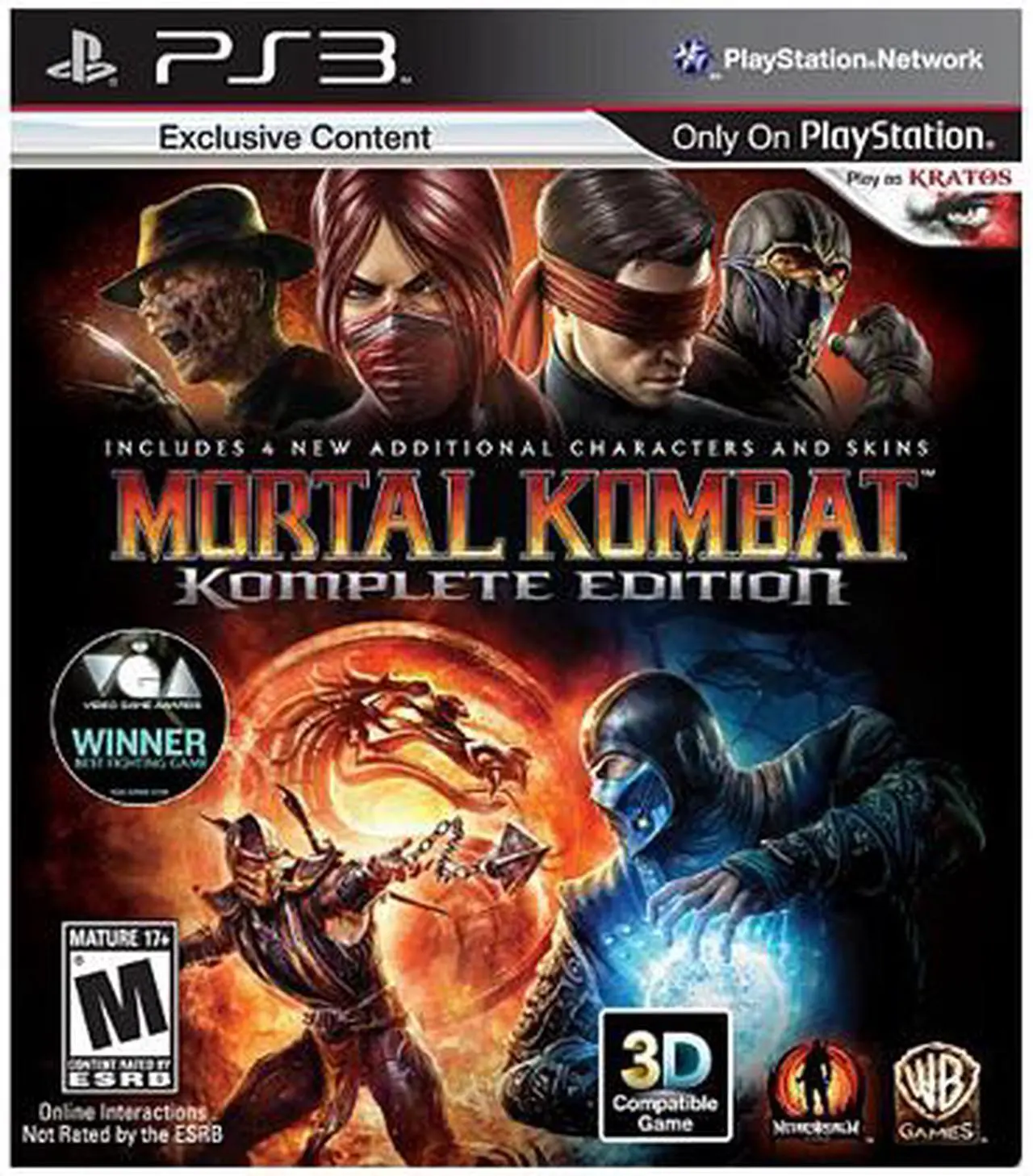 Main image of Mortal Kombat Komplete Edition Playstation3 Game