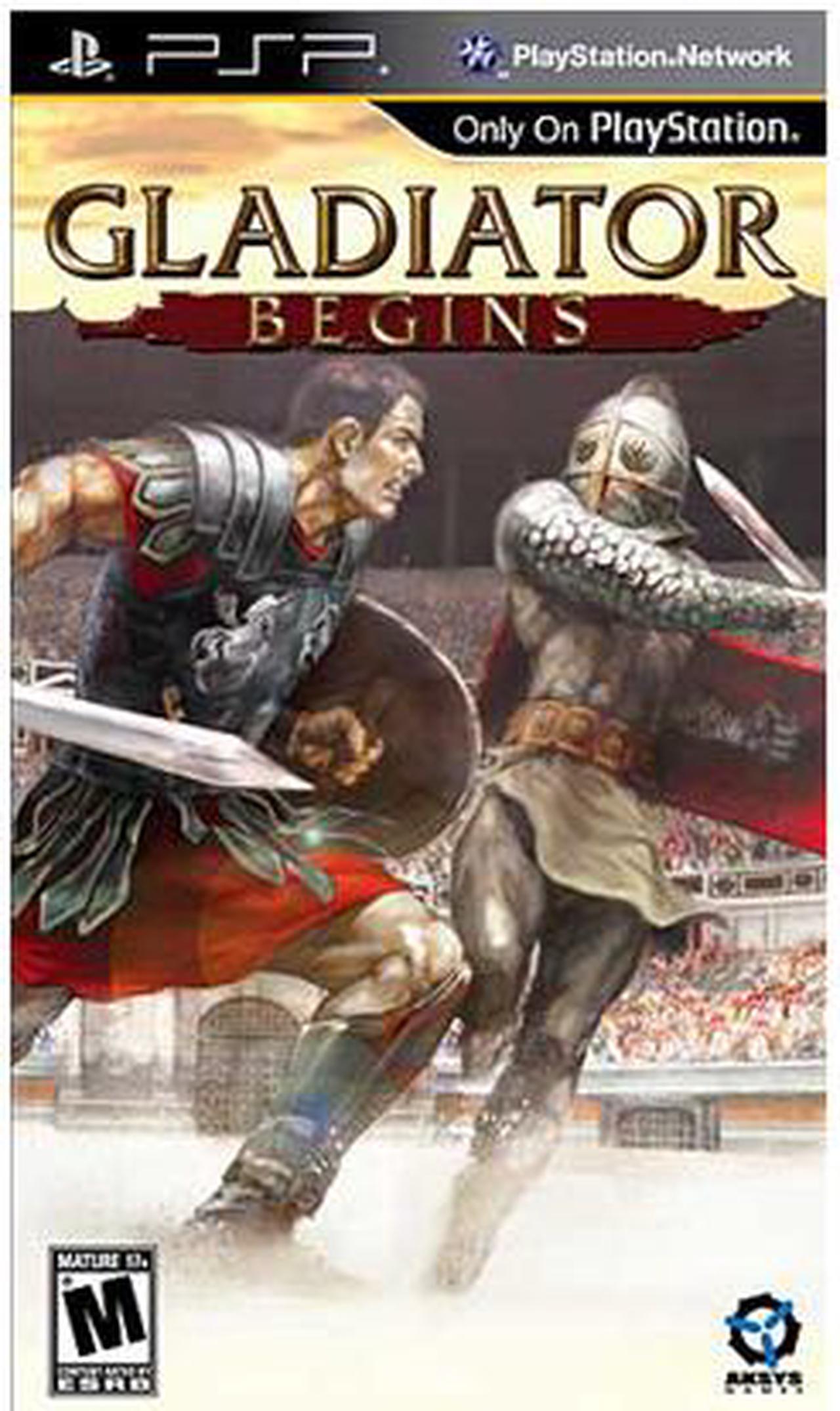 Main image of Gladiator Begins PSP Game AKSYS GAMES
