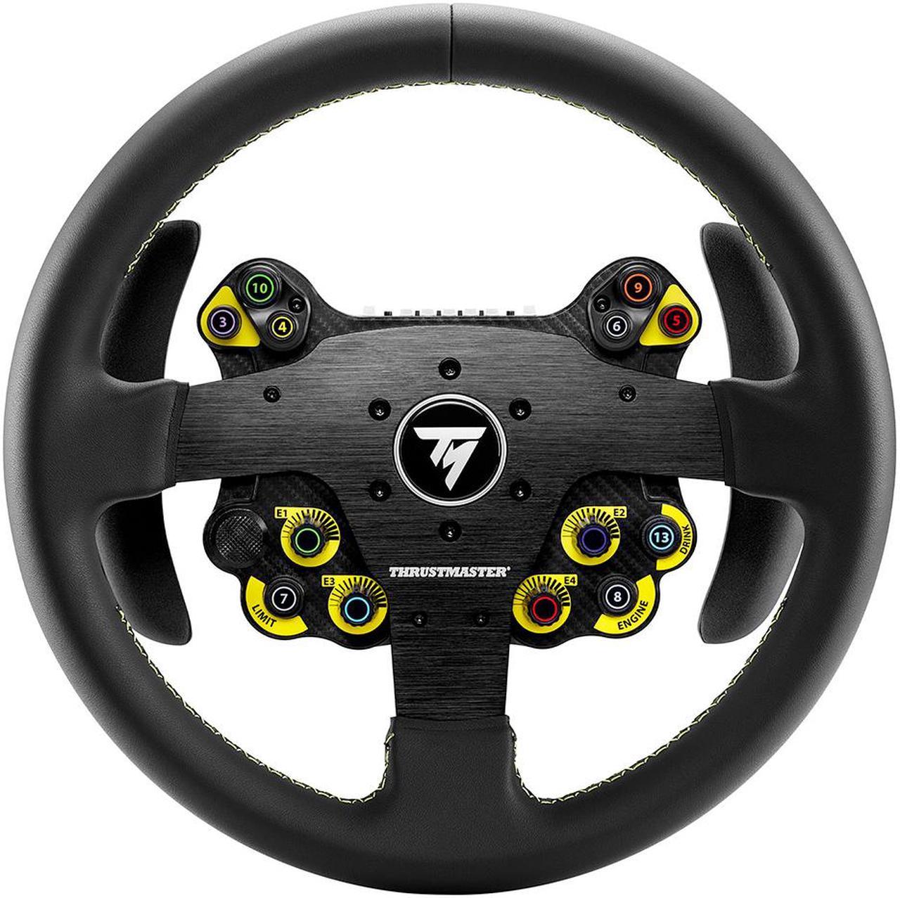 Thrustmaster EVO Racing 32R Leather Wrapped Wheel Rim and Detachable Hub (Compatible with PS4, PS5, Xbox Series, Xbox One and PC)