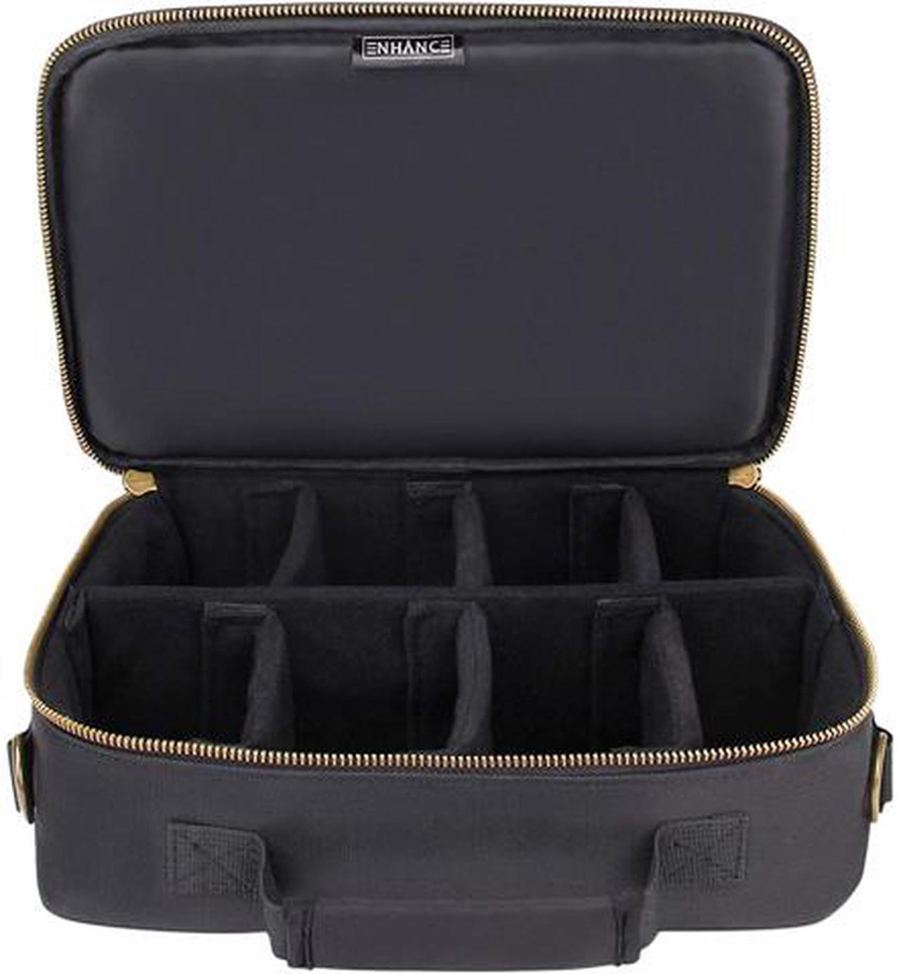 Main image of ENHANCE MTG Card Box Storage Case - Deck Holder Card Carrying Case Bag Compatible with Magic MTG Cards, Card Games, Cards Against Humanity - Pencil Loops, Pocket for Dice, Tokens