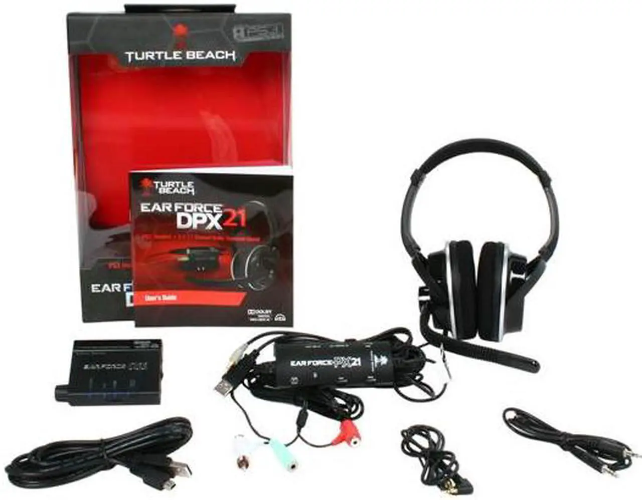 Alt view image 5 of 5 - Turtle Beach EarForce DPX21 PS3 Headset + 7.1 Channel Dolby Surround Sound