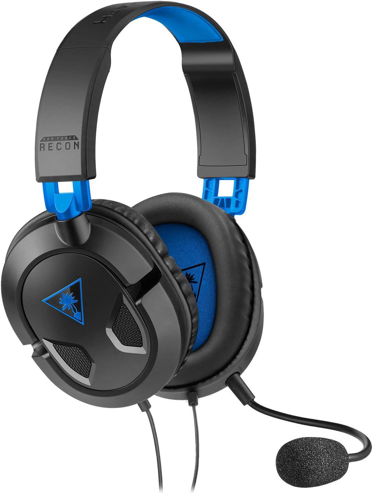 Main image of Turtle Beach Recon 50P Stereo Gaming Headset for PS5, PS4 & PC - Black/Blue