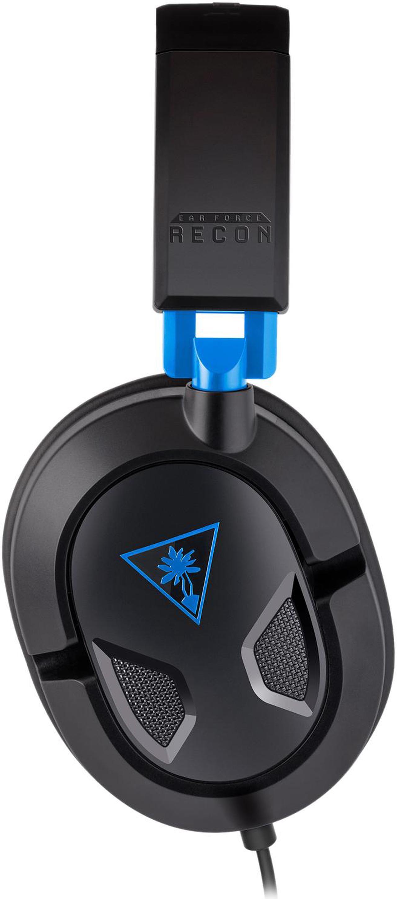 Alt view image 5 of 10 - Turtle Beach Recon 50P Stereo Gaming Headset for PS5, PS4 & PC - Black/Blue