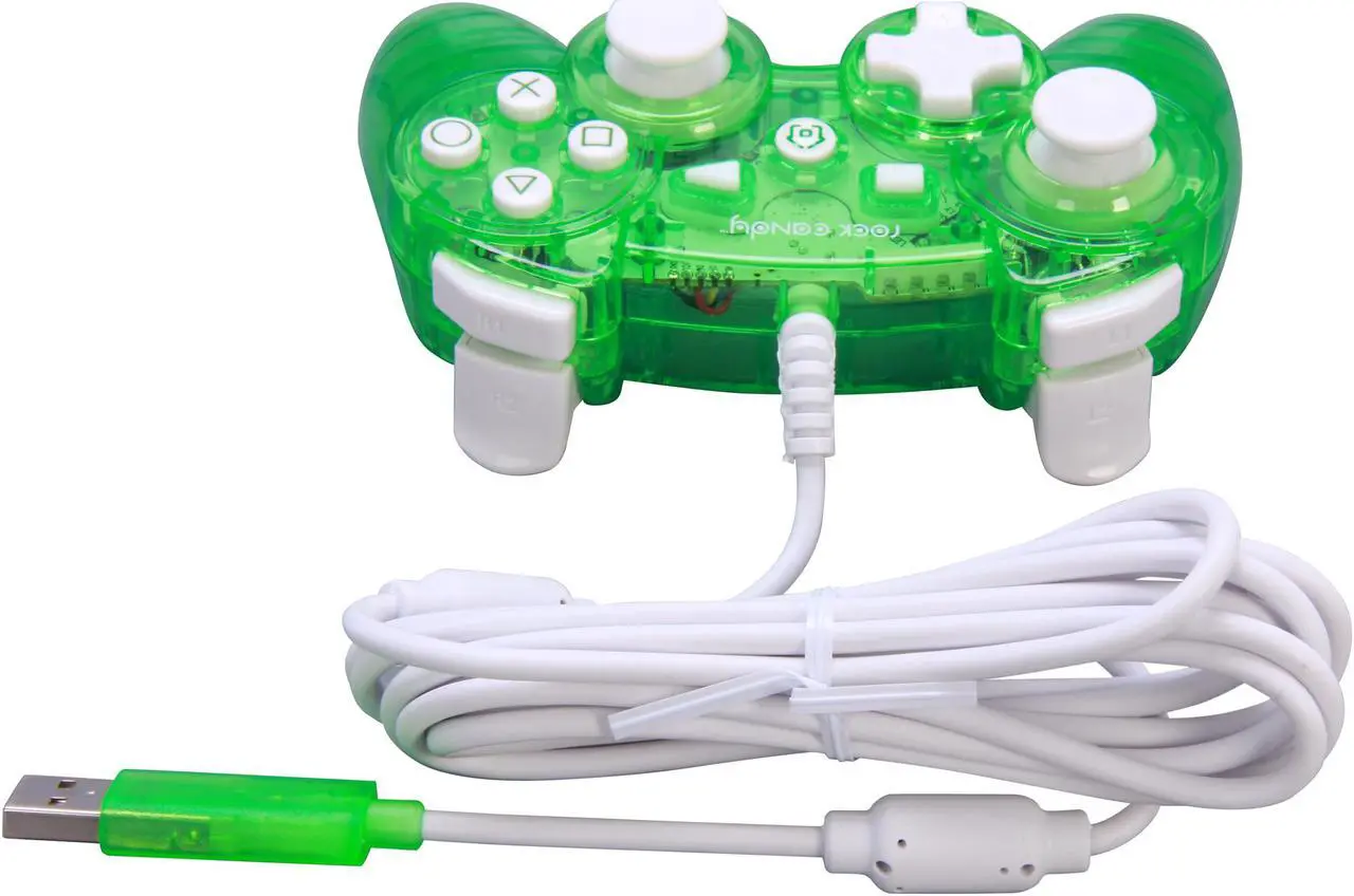 Alt view image 4 of 5 - PDP Rock Candy PS3 Controller (Green)