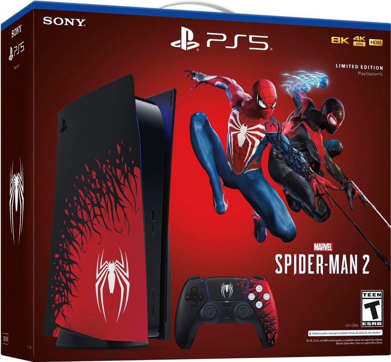 Alt view image 7 of 8 - PlayStation®5 Console – Marvel’s Spider-Man 2 Limited Edition Bundle