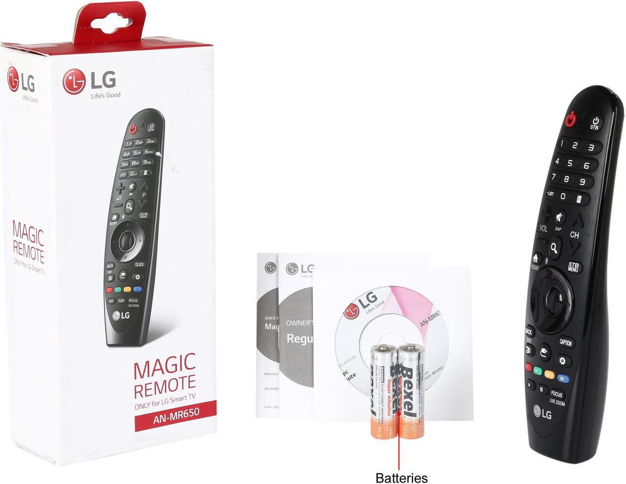 Alt view image 6 of 6 - LG AN-MR650.B Magic Remote Control with Voice Mate for Select 2016 Smart TVs