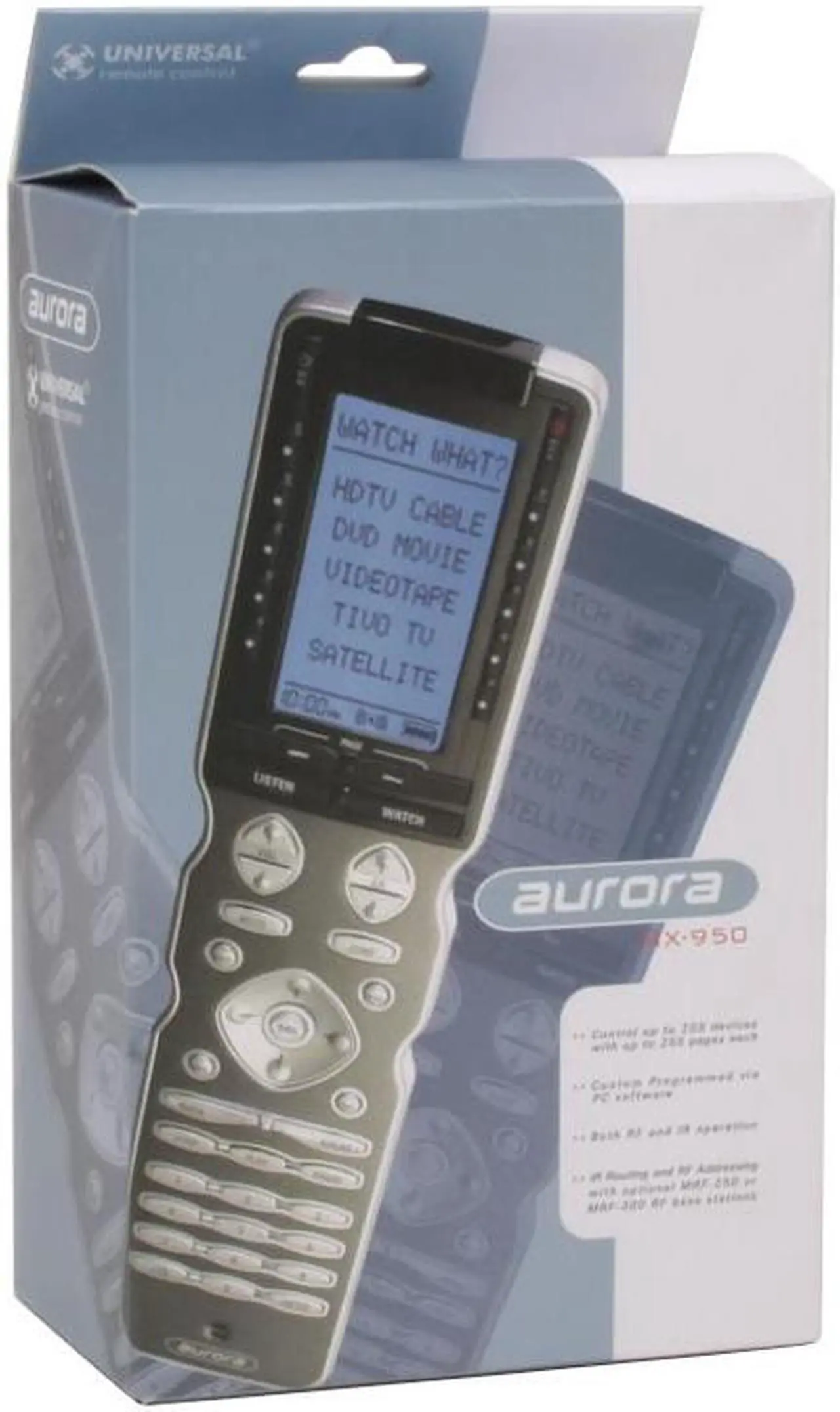 Alt view image 7 of 7 - URC MX-950 Universal Infrared / RF Complete Control, Aurora